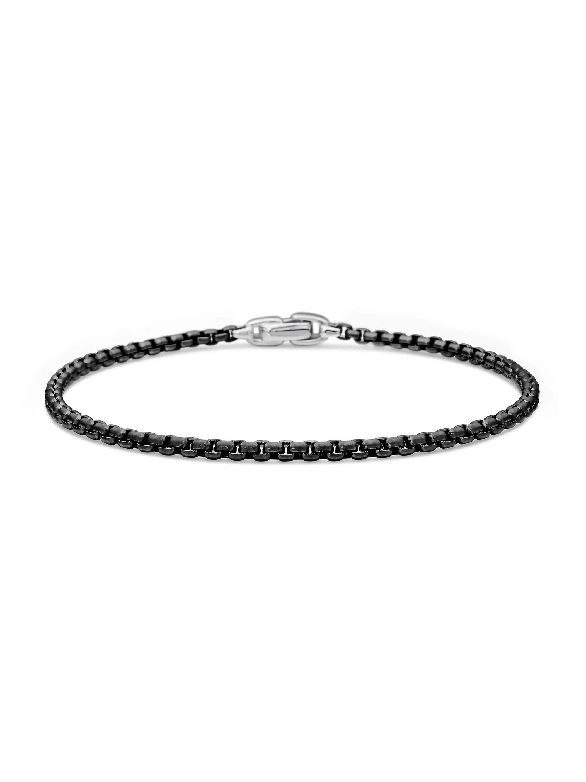 Box Chain Bracelet in Stainless Steel and Sterling Silver | Saks Fifth Avenue