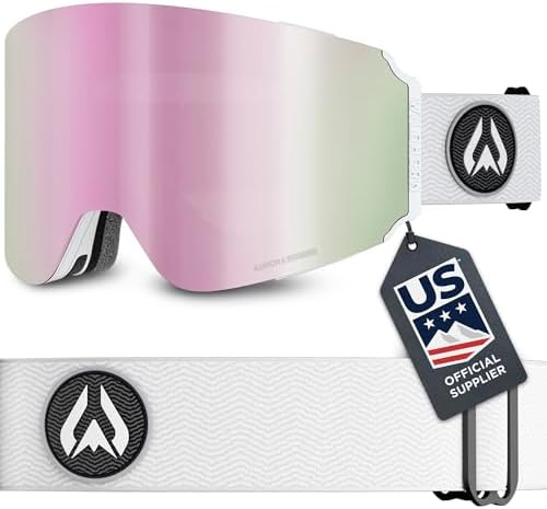 Wildhorn Roca Pro Ski Goggles Men Women, Ultra wide FOV 185° snowboard goggles, Anti-Fog/Scratch... | Amazon (US)