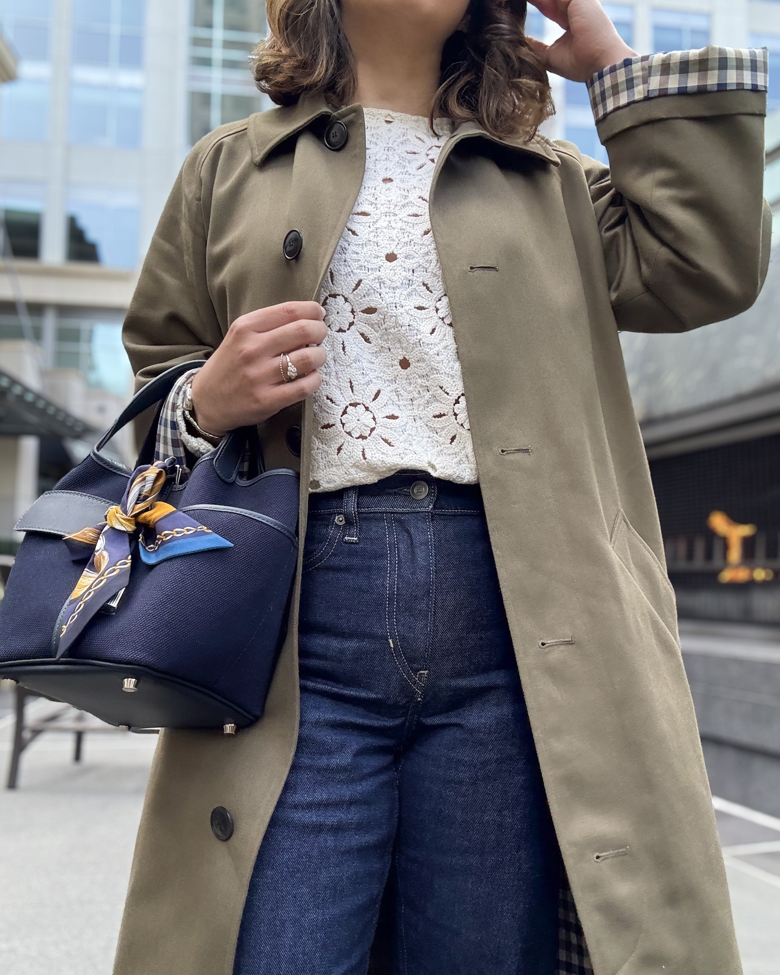 Outfit breakdown:

• Blouse is size 34/2US (I sized down). It is the perfect blouse for spring. Great quality and lovely details! 

• Jeans are from last season size 28 (I should’ve sized up as they run small)

• Trench coat is size 34/2 US (I sized down). If you are not petite like me then I recommend to choose your usual size 




#LTKU #LTKStyleTip #LTKPetite