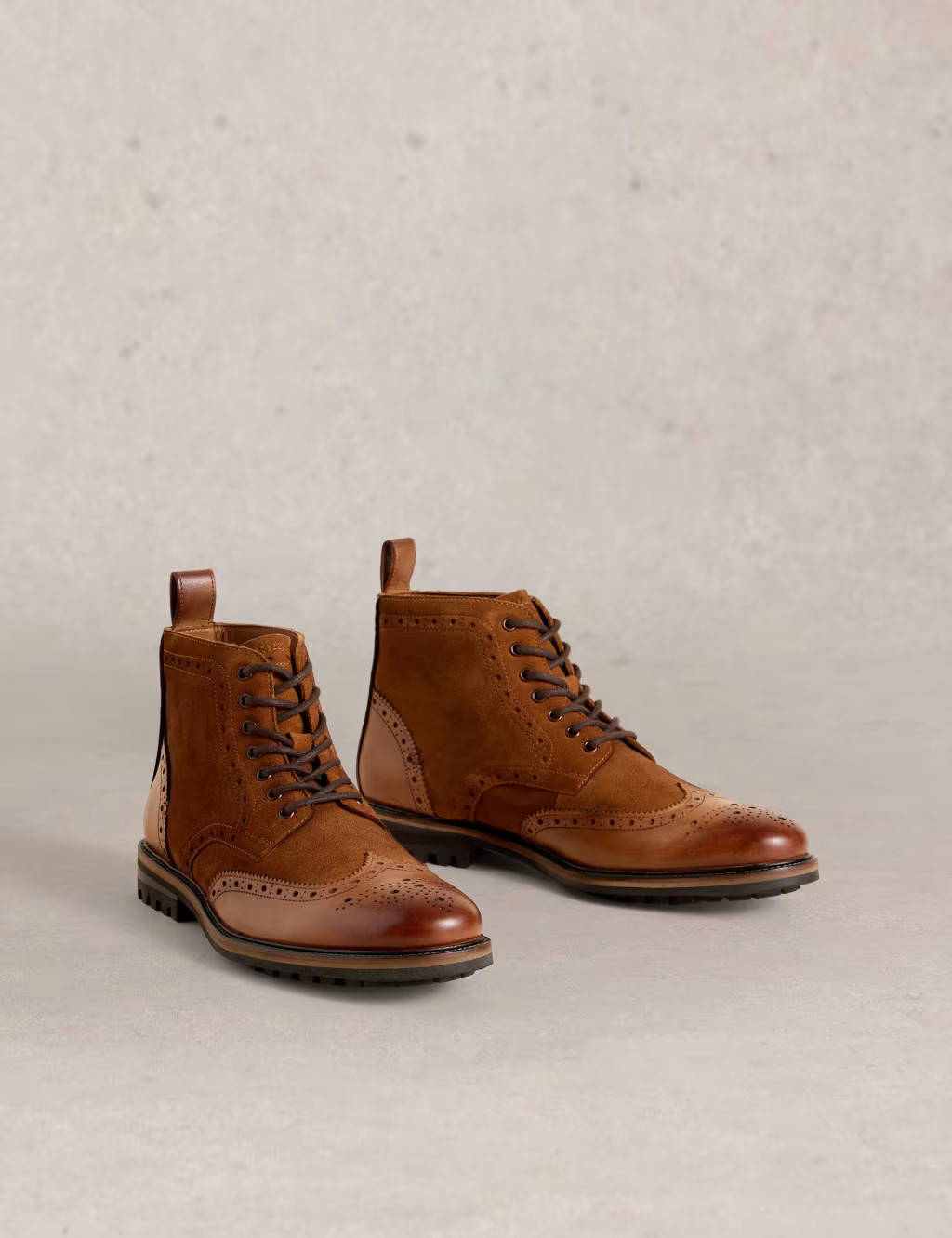 Leather Brogue Boots | Marks & Spencer (UK)