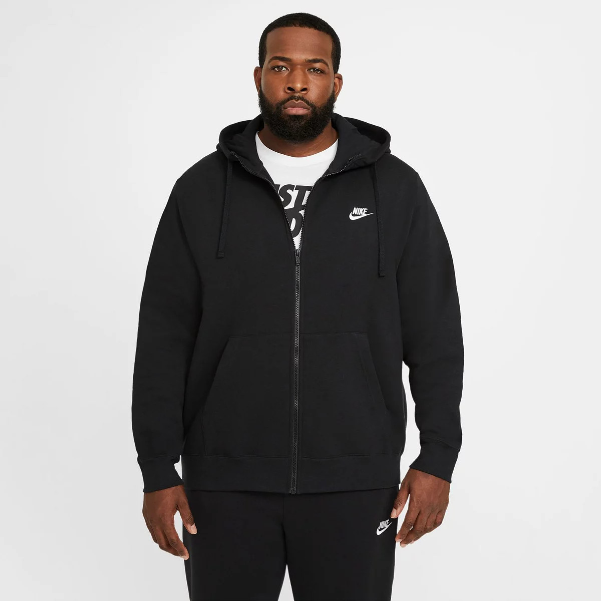 Big & Tall Nike Sportswear Club Fleece Full-Zip Hoodie | Kohl's