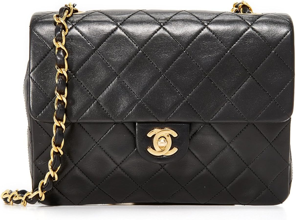 What Goes Around Comes Around Women's Pre-Loved Chanel Half Flap Bag | Amazon (US)