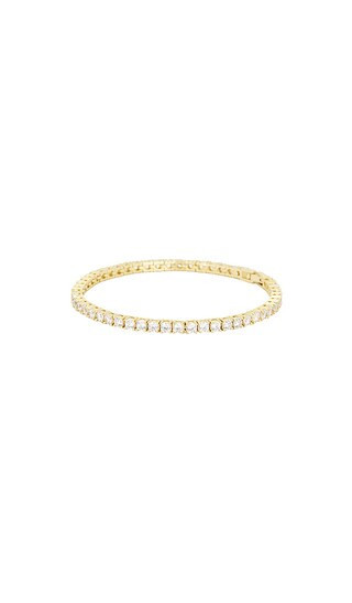 BaubleBar Bennett Tennis Bracelet in Metallic Gold. | Revolve Clothing (Global)