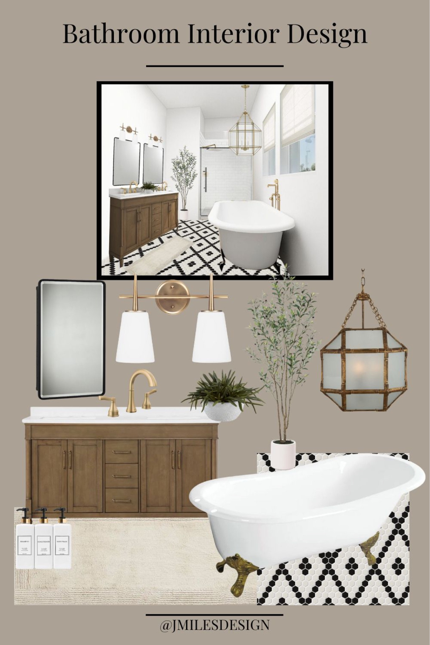Bathroom Interior Design #bathroom #bathroomdecor #bathroomdesign #interiordesign #interiordecor #homedecor #homedesign #homedecorfinds #moodboard 

#LTKsalealert #LTKstyletip #LTKhome