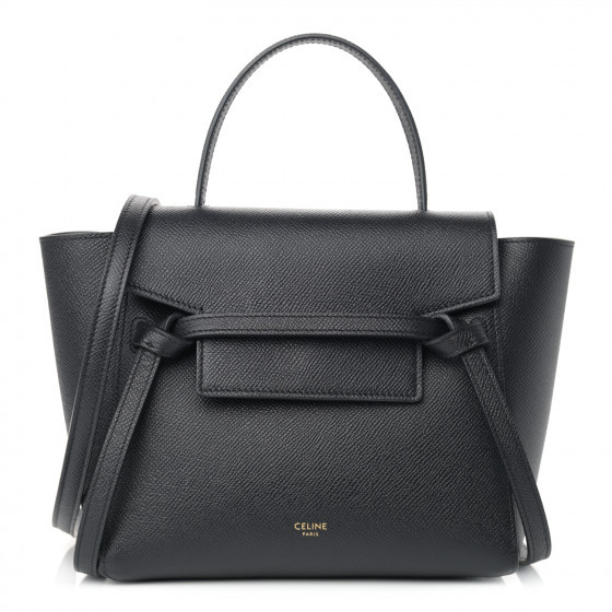 CELINE

Grained Calfskin Nano Belt Bag Black | Fashionphile