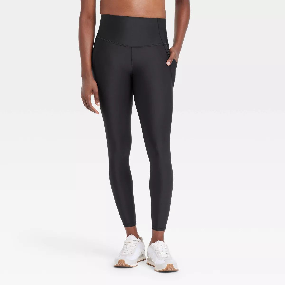 Women's Effortless Support High-Rise Pocketed 7/8 Leggings - All In Motion™ | Target