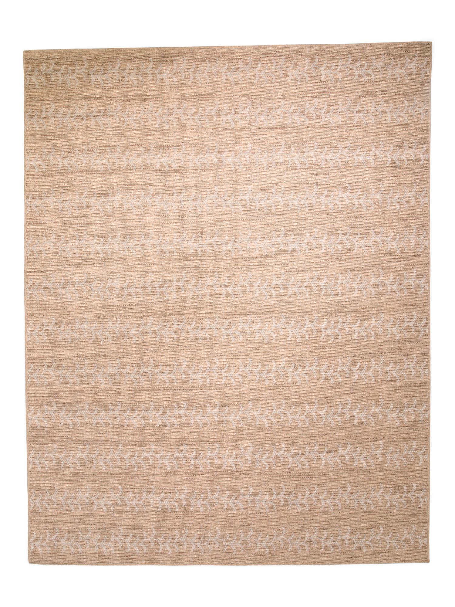 Made In Turkey 8x10 Indoor Outdoor Saybrook Striped Leaves Area Rug | TJ Maxx
