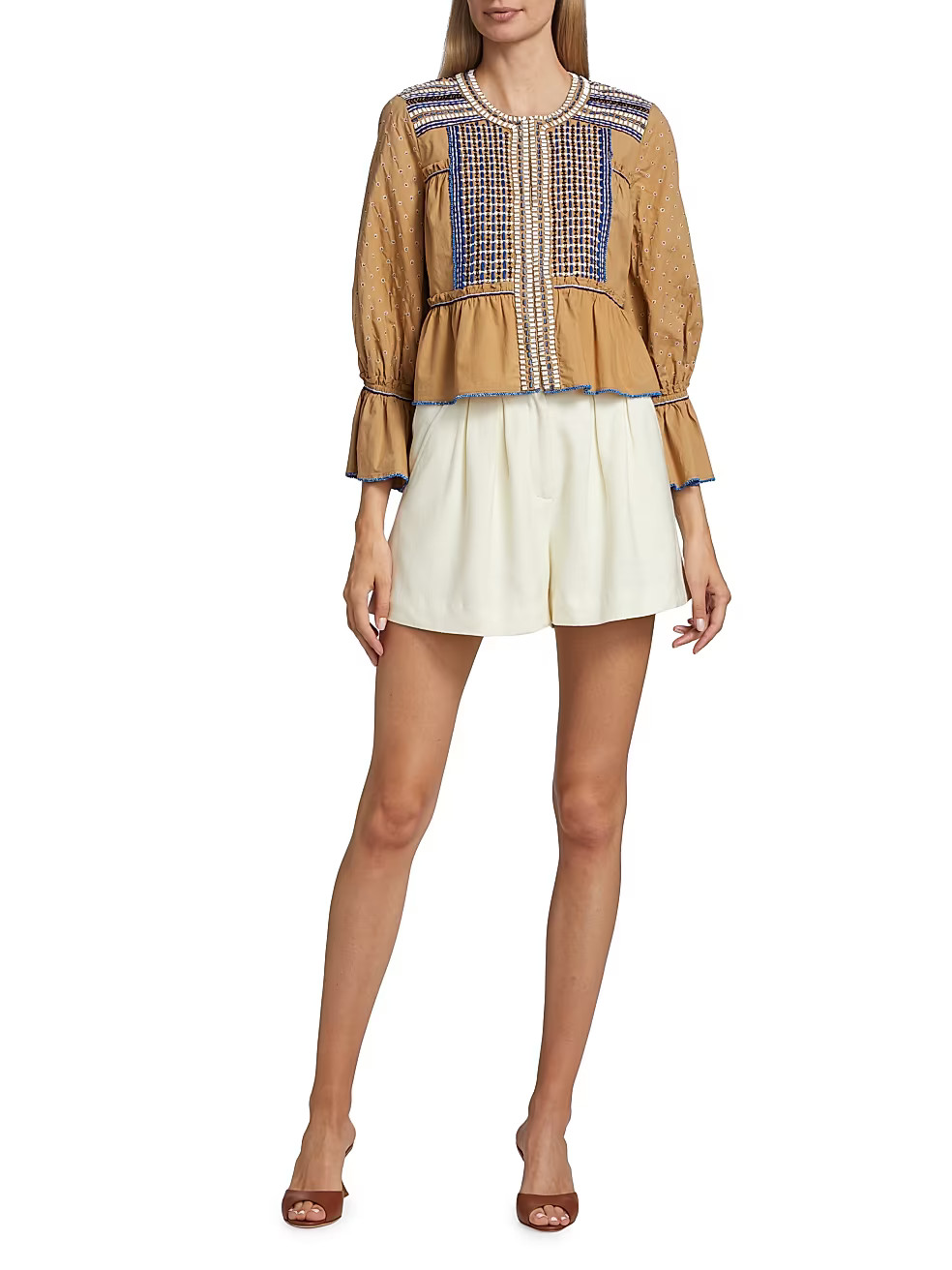 Alicia High-Rise Shorts | Saks Fifth Avenue