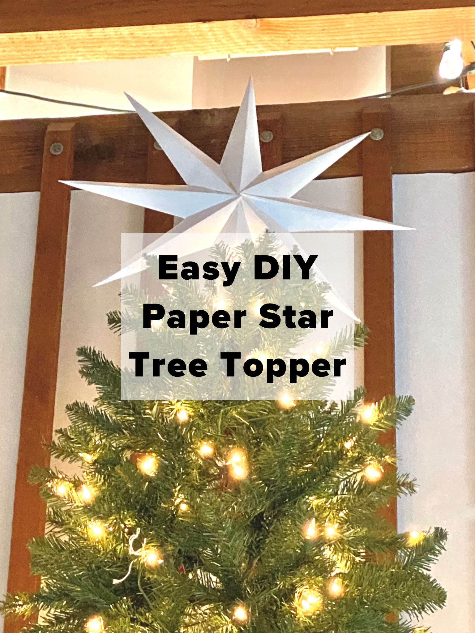 Make this easy DIY paper star Christmas tree topper with Cricut Maker 3! Free design in Cricut Design Space. 

#LTKGiftGuide #LTKHoliday #LTKCyberWeek