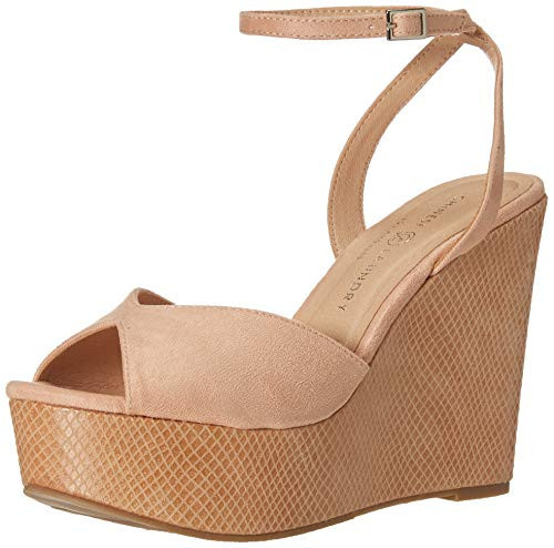 Chinese Laundry Women's Ellia Wedge Sandal, Shell Pink, 8.5 M US | Amazon (US)