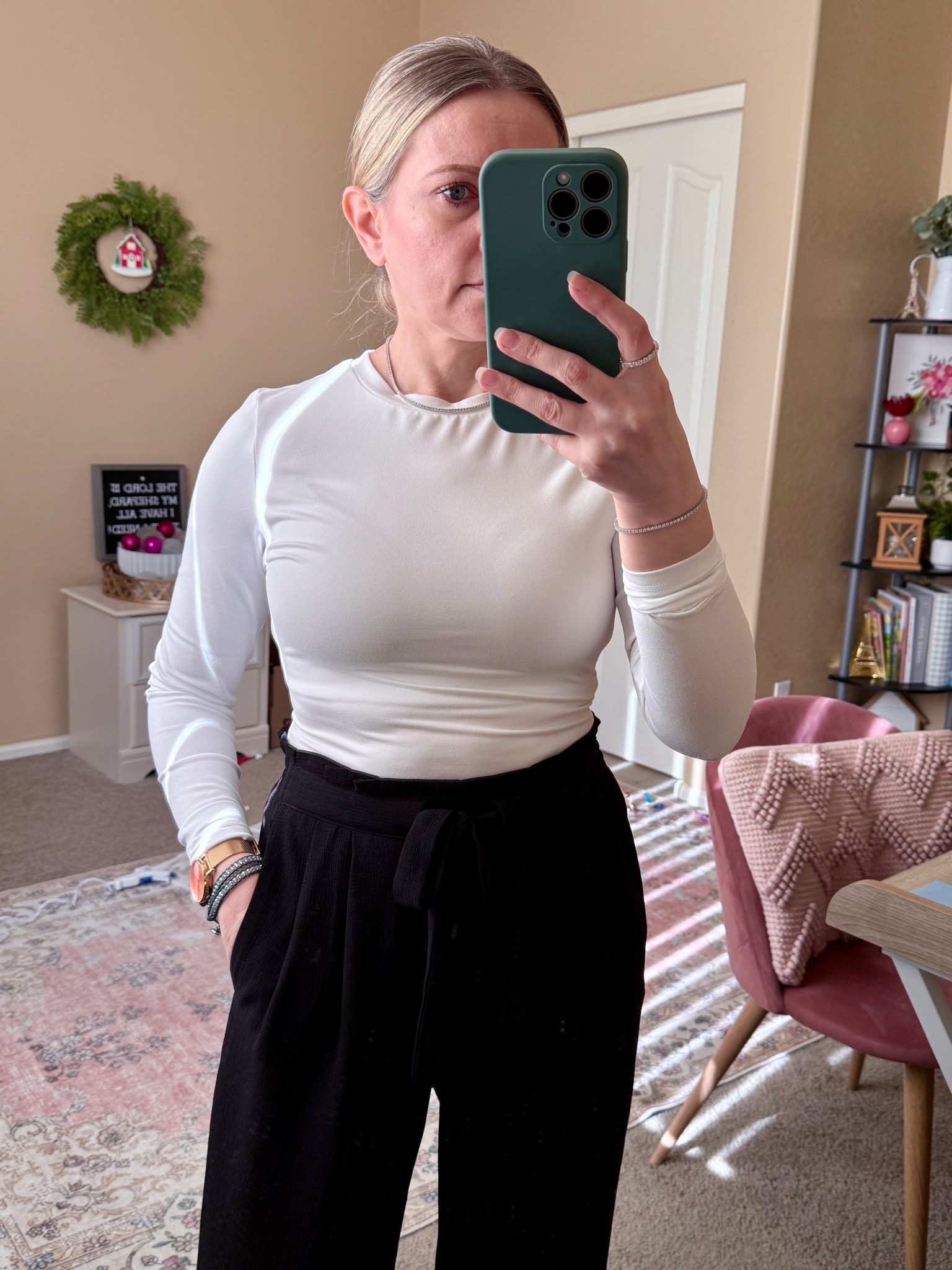 This basic top from Amazon is a must-have. This soft and stretchy fabric is incredibly flattering and versatile. It’s perfect for layering, daily wear, and even working out. Despite its lightweight nature, it keeps me warm. I sized up one size. 

#LTKSeasonal #LTKActive #LTKGiftGuide #LTKPetite #LTKHoliday