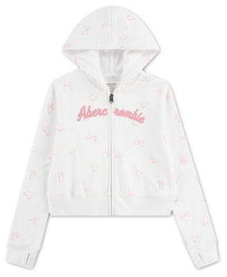 Girls' Full-Zip Printed Hoodie | Macy's