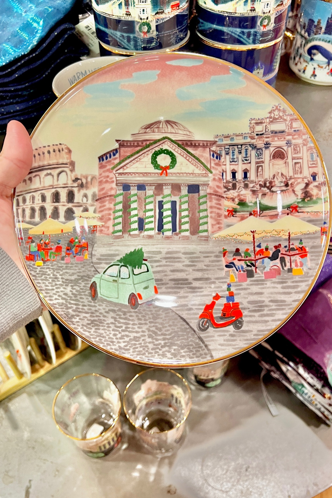 Holiday In The City Dessert Plate
Comes in multiple designs 

#LTKGiftGuide #LTKhome #LTKHoliday