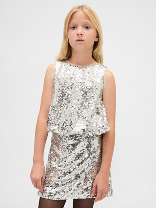 Kids Sequin Bubble Top | Gap (US)