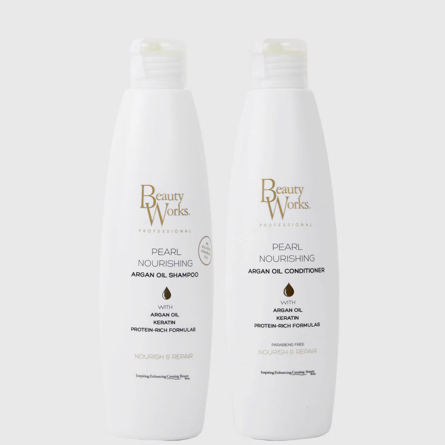 Beauty Works Pearl Nourishing Shampoo and Conditioner Bundle Sulphate Free 250ml | Look Fantastic (UK)
