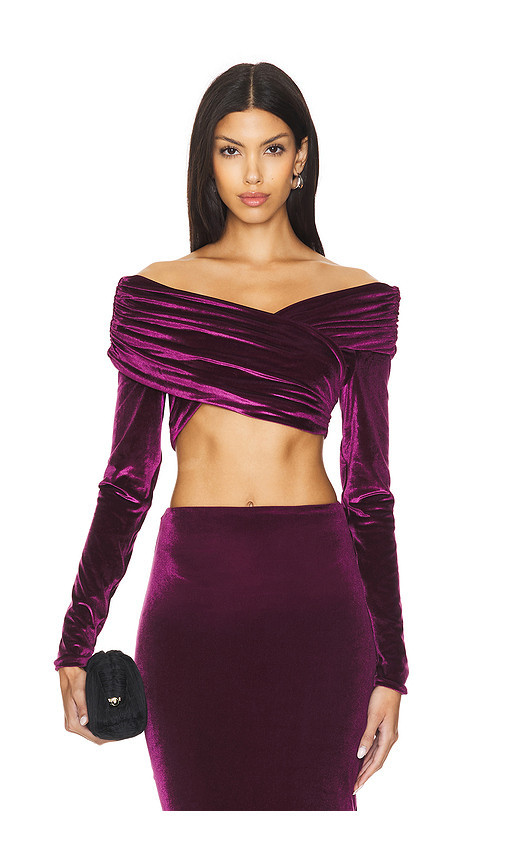 Maygel Coronel Lido Top in Purple. | Revolve Clothing (Global)