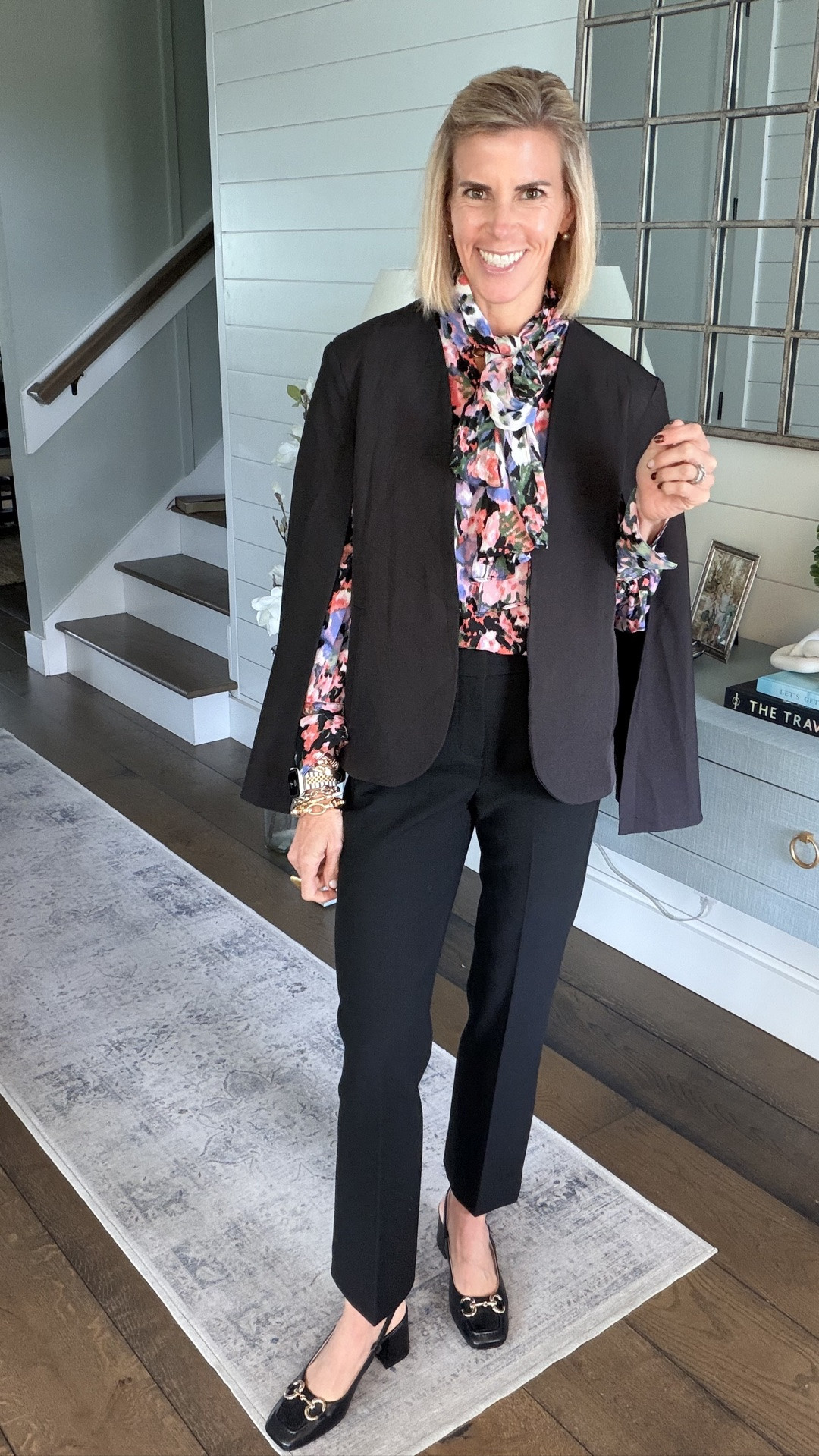Never in a million years did I know what to expect with this cape and I LOVE it. The perfect layering piece and add a fabulous blouse under for an extra statement. @Walmart

#LTKootd #LTKOver40 #LTKWorkwear