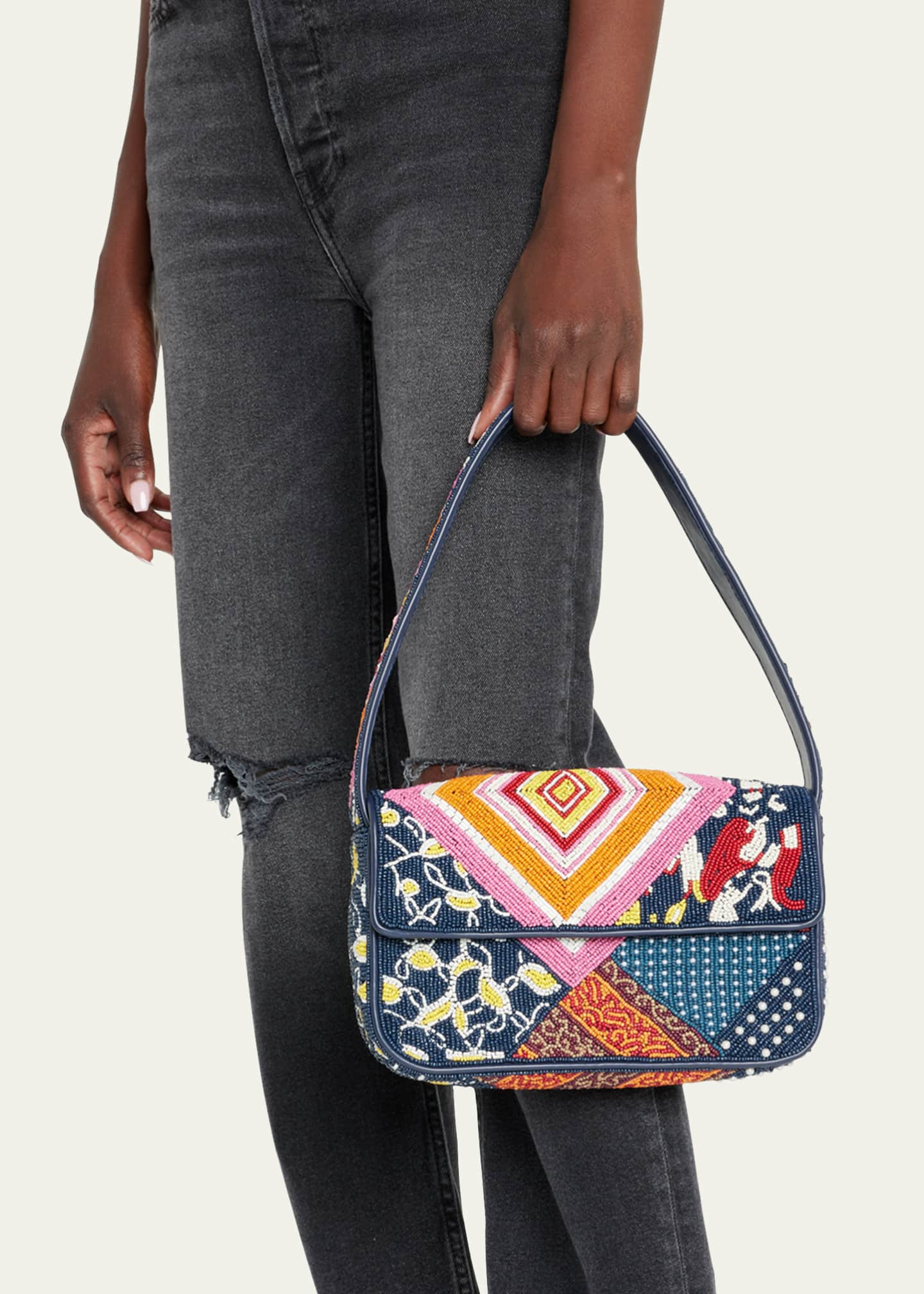 Staud Tommy Floral Shoulder Bag | Bergdorf Goodman