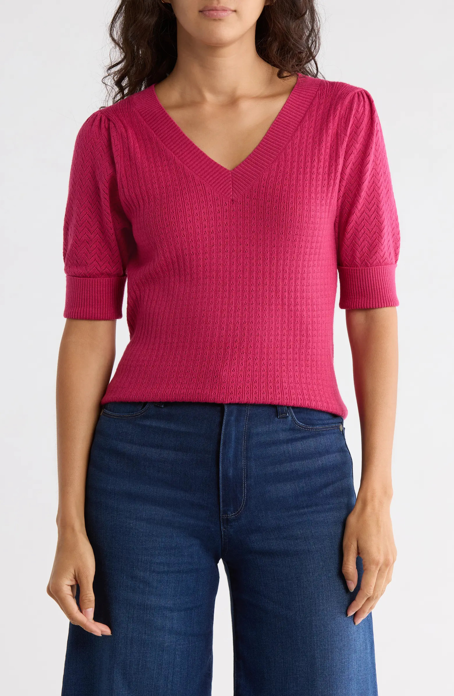 DR2 by Daniel Rainn Pointelle Stitch Sweater | Nordstromrack | Nordstrom Rack