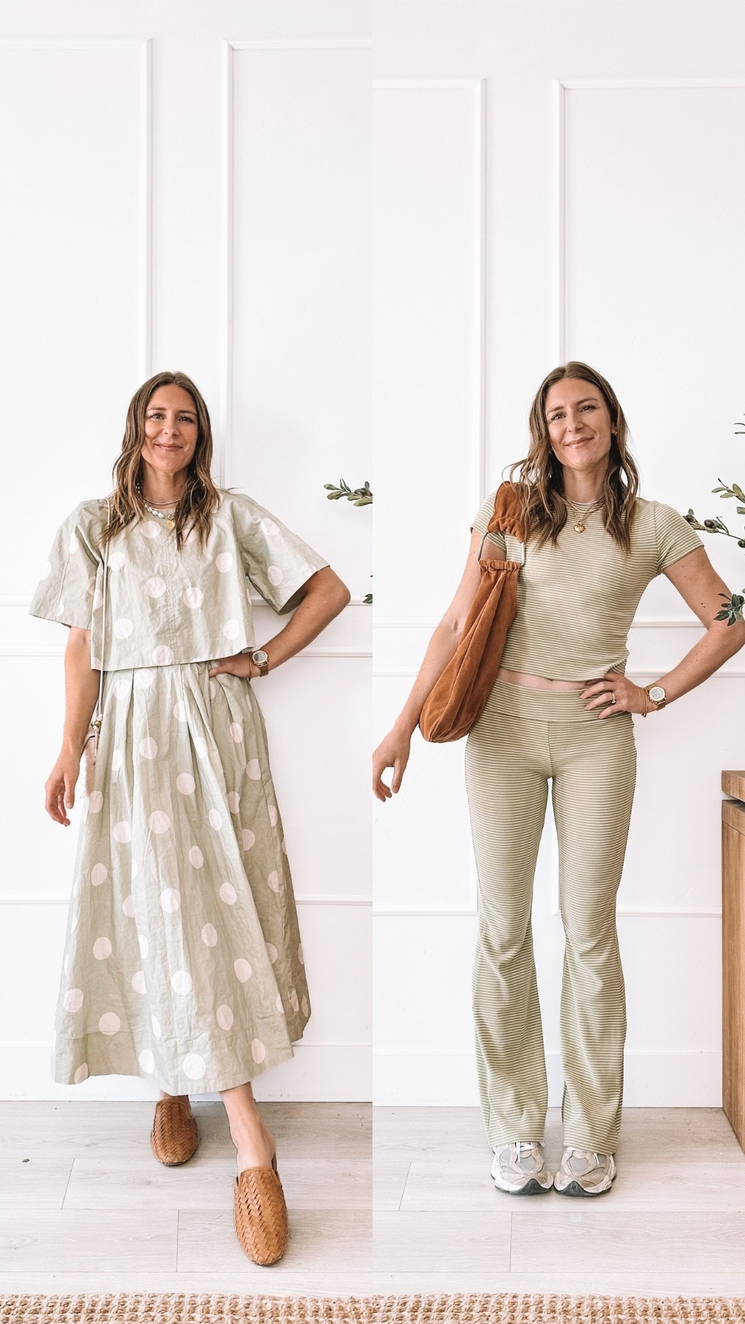 green sets from vestique 💚 wearing small in both 

#LTKmomlife #LTKgrwm #LTKootd