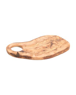 Made In Italy Olive Wood Chopping Board With Cut Out Handle | TJ Maxx