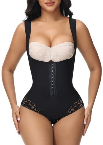 SHAPSHE Fajas Colombianas Shapewear for Women Postpartum Tummy Control Body Shaper Butt Lifter Bodysuit Waist Trainer | Amazon (US)