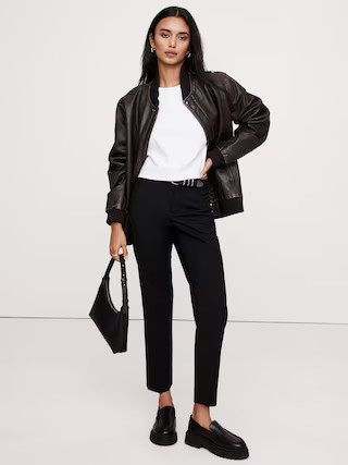 Siena Slim Italian Wool Ankle Pant | Banana Republic | Banana Republic (US)