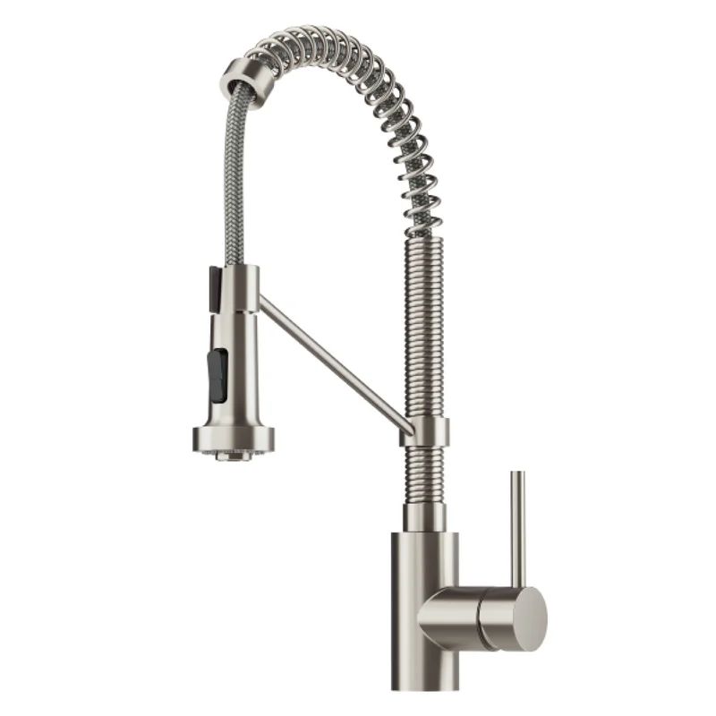 KPF-1610SS KRAUS Spot Free Bolden 18-Inch Commercial Kitchen Faucet with Dual Function Pull-Down ... | Wayfair North America