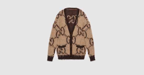 Gucci Reversible GG mohair wool cardigan | Gucci (US)
