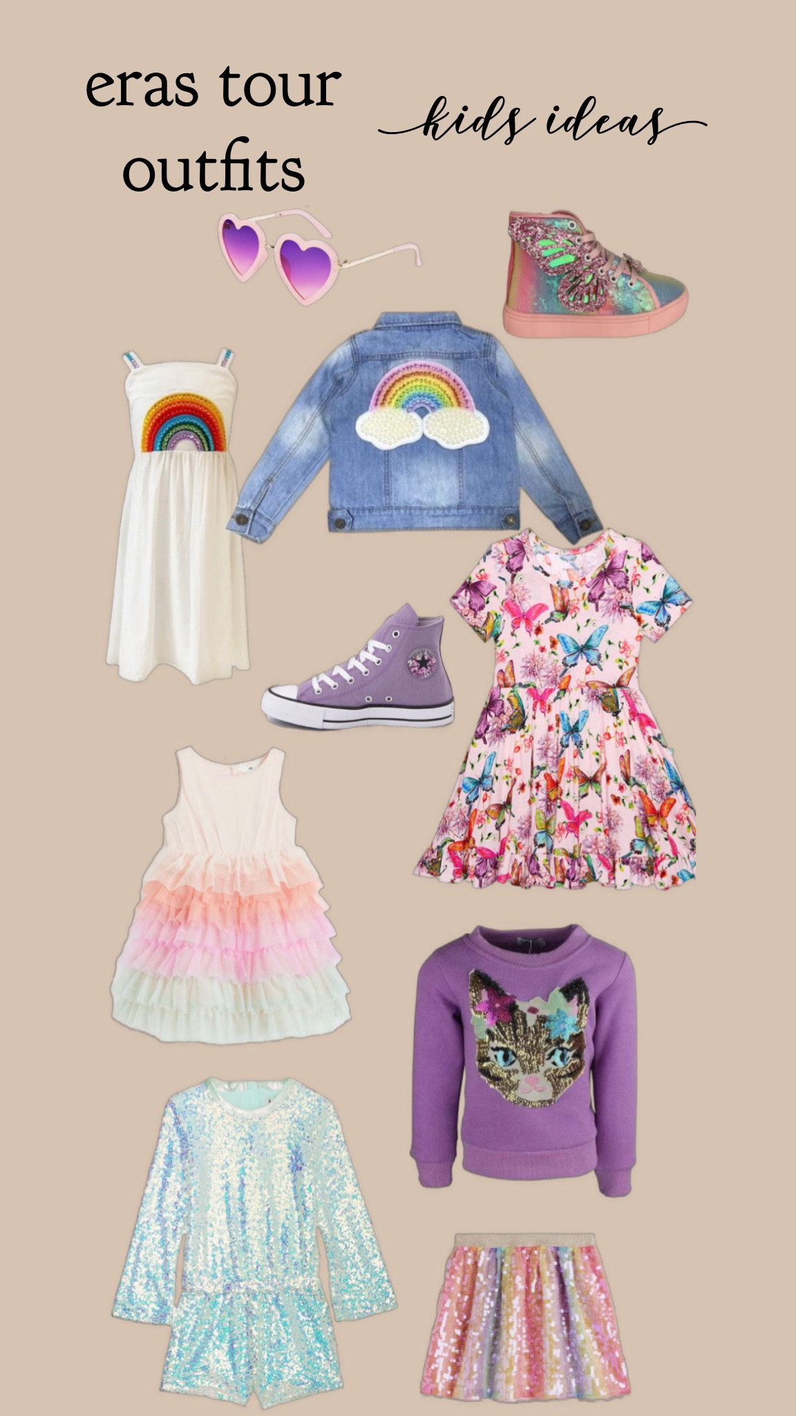 Eras Tour outfit inspo—kids vibes #erastour #erastouroutfit #taylorswiftoutfit #kidsconcertoutfit

#LTKkids