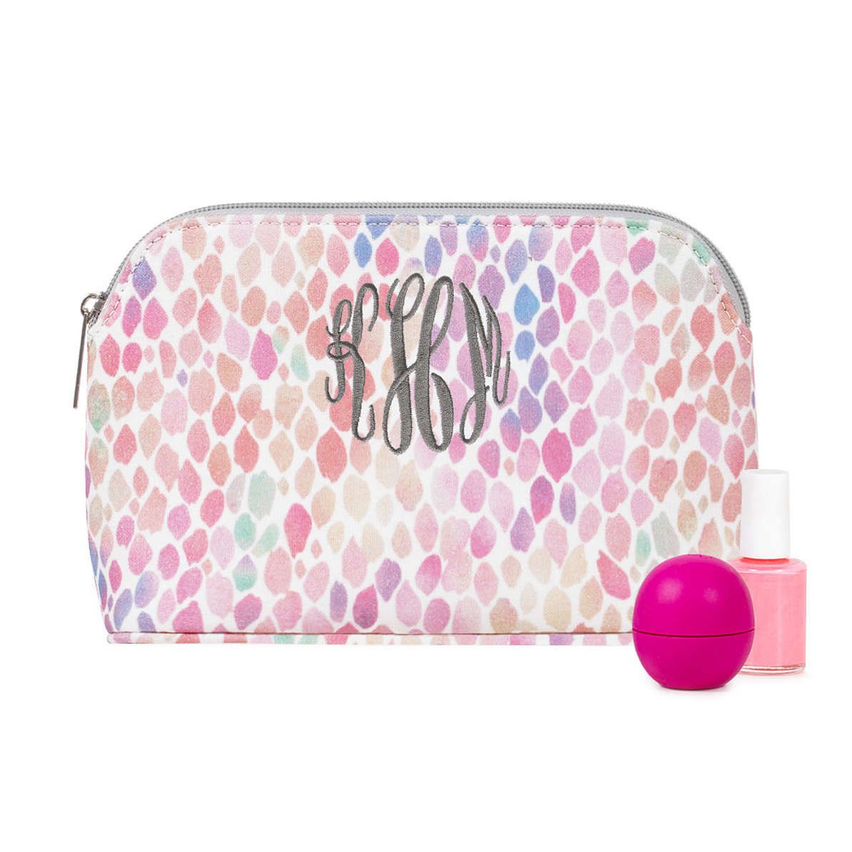 Monogrammed Youth Watercolor Cosmetic Case | Marleylilly