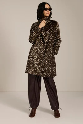 Dakota Bambi Print Tailored Coat | Bernardo Fashions