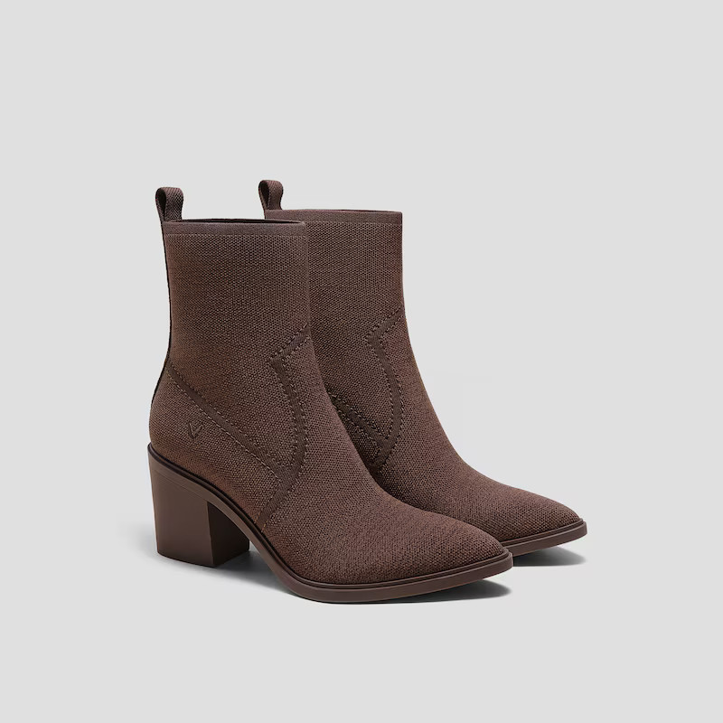 Pointed-Toe Western Ankle Boots (Whitney) | VIVAIA