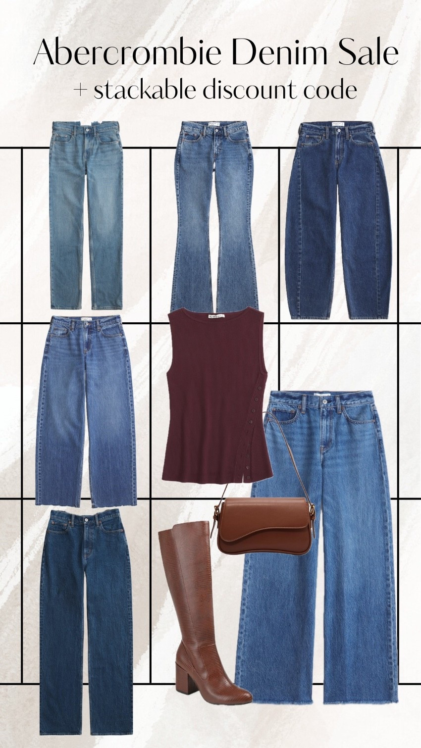 Abercrombie denim sale + sitewide discount is still on! + use stackable discount code SUITEAF to save even more 🥰✨

#LTKStyleTip #LTKFindsUnder100 #LTKSaleAlert