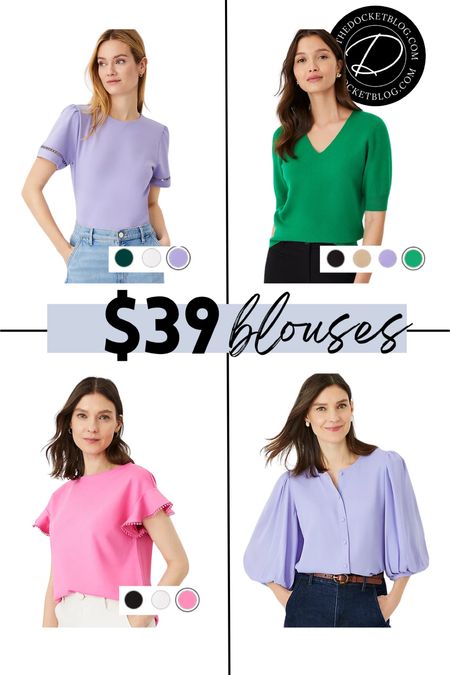 $39 spring & summer blouses for the office 

Womens business professional workwear and business casual workwear and office outfits midsize outfit midsize style 

#LTKMidsize #LTKWorkwear #LTKStyleTip