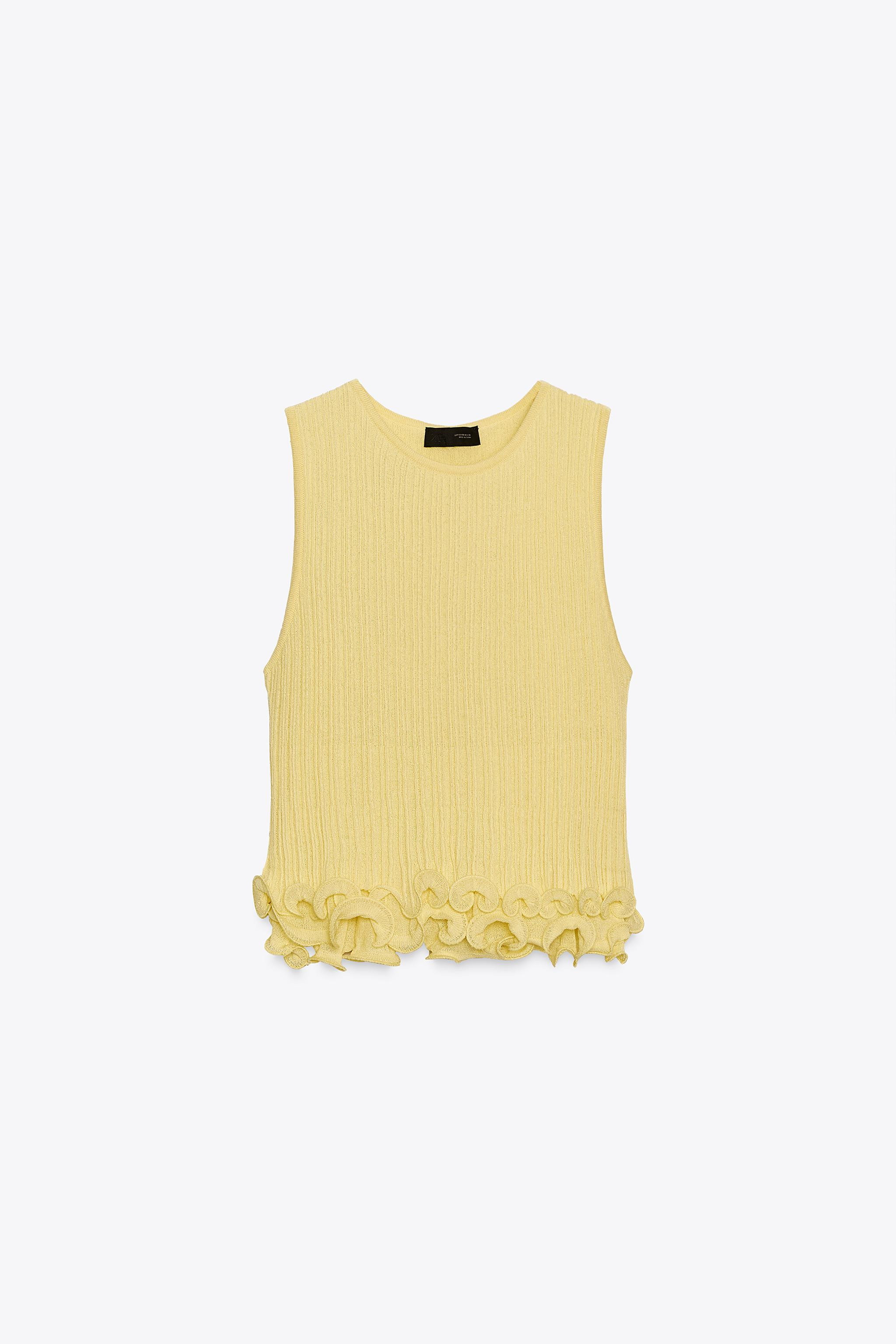 WAVY HEM KNIT TOP | Zara US