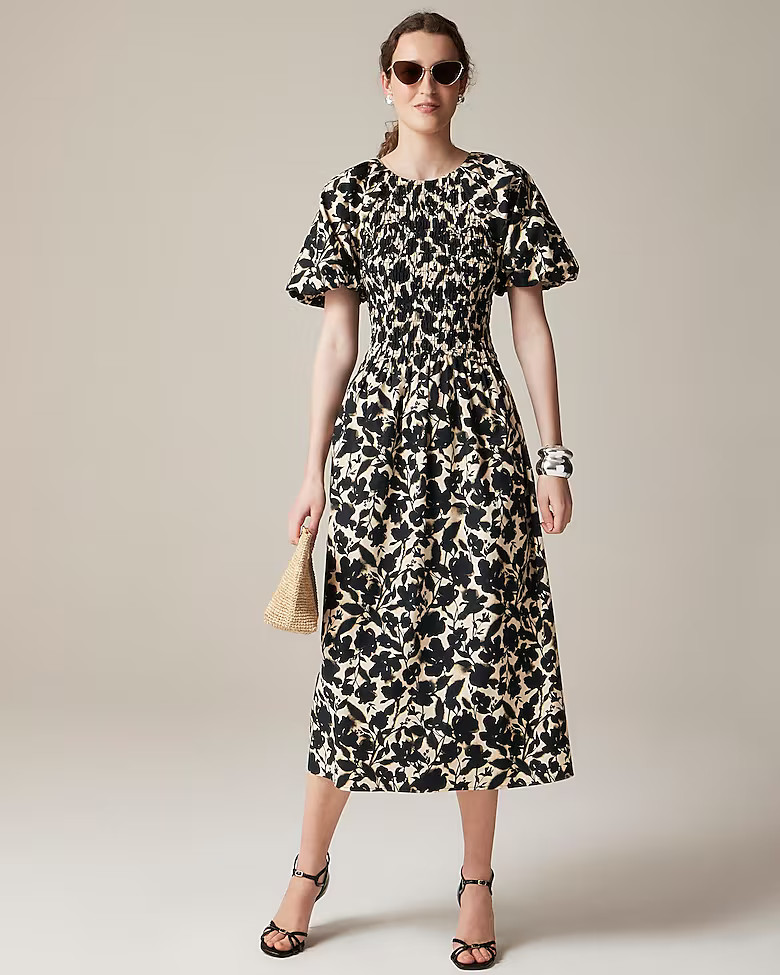 Meadow dress in cotton poplin | J. Crew US