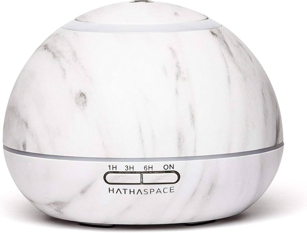 HATHASPACE Marble Essential Oil Aroma Diffuser, 350ml Aromatherapy Fragrance Diffuser & Ultrasoni... | Amazon (US)