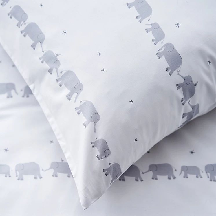 Easy-Care Elephant Bed Linen Set | Childrens' Bedroom | The  White Company | The White Company (UK)