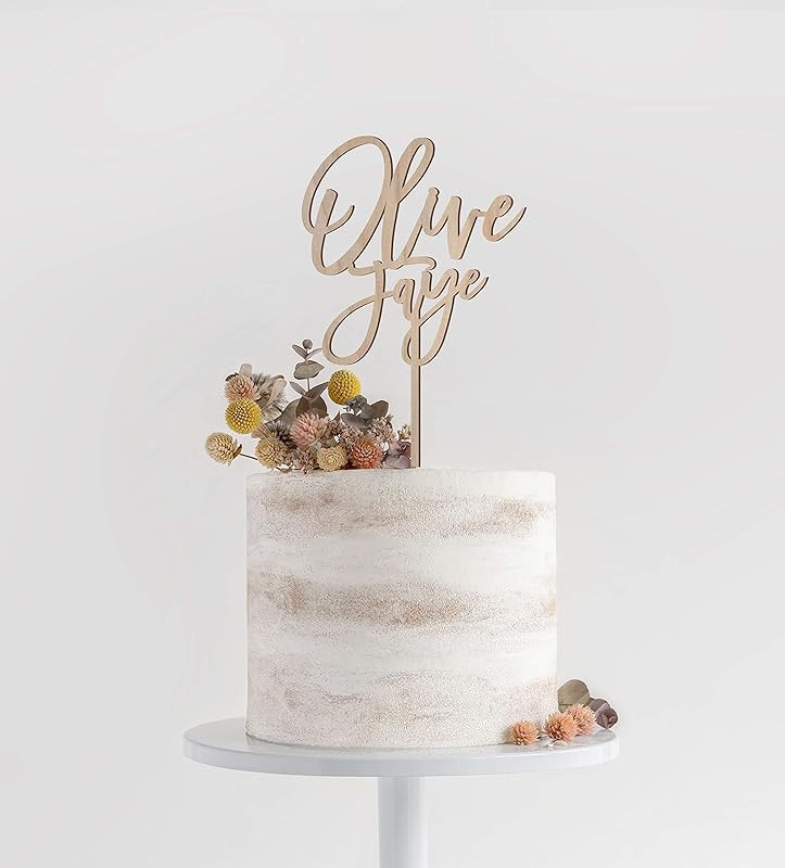 Custom Name Birthday Cake Topper Boy Girl Birthday Baby Cake Topper First Birthday Decor Custom C... | Amazon (US)