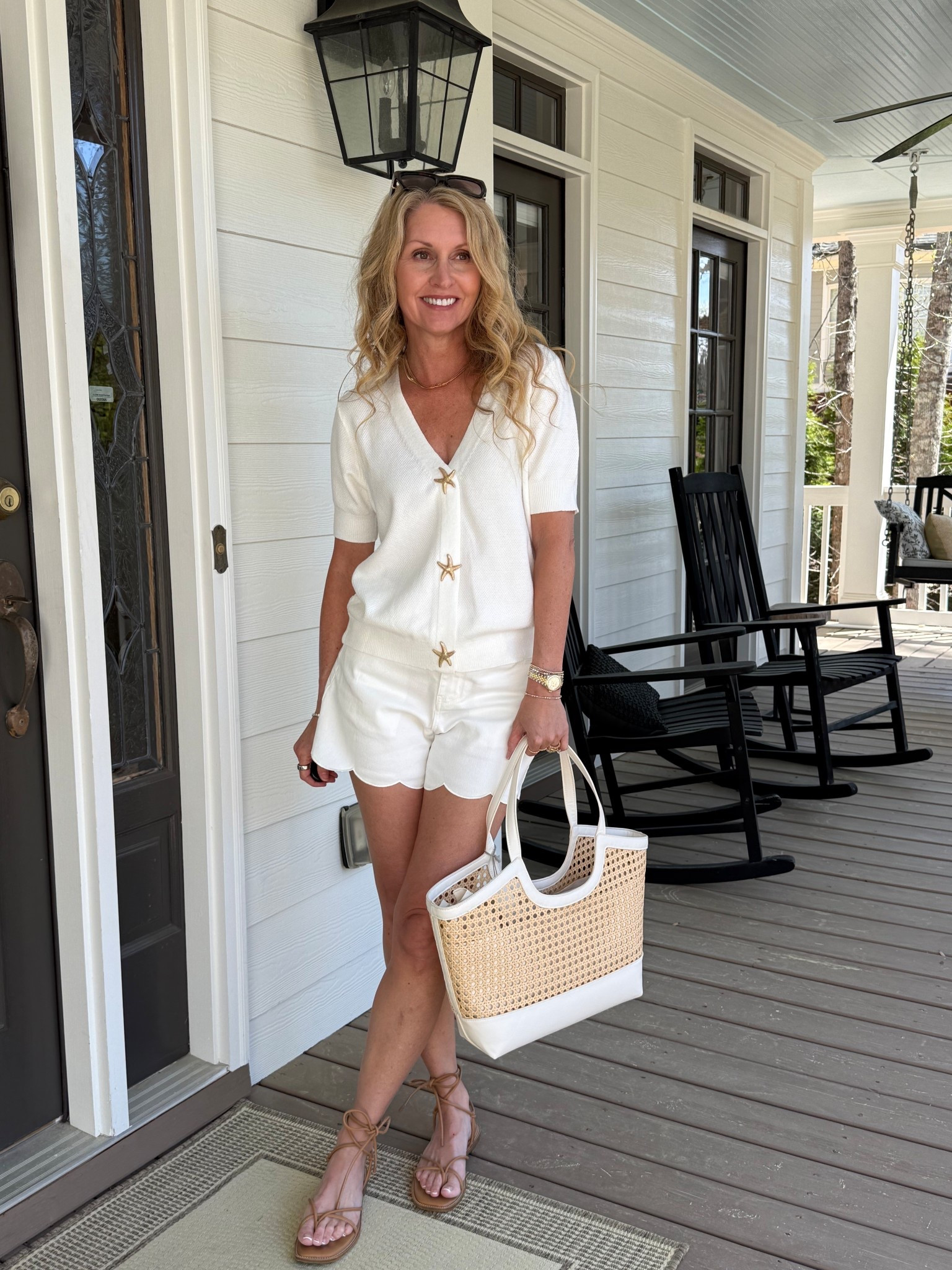 Wearing a 4 in shorts for a looser fit 

#LTKTravel #LTKSeasonal #LTKOver40