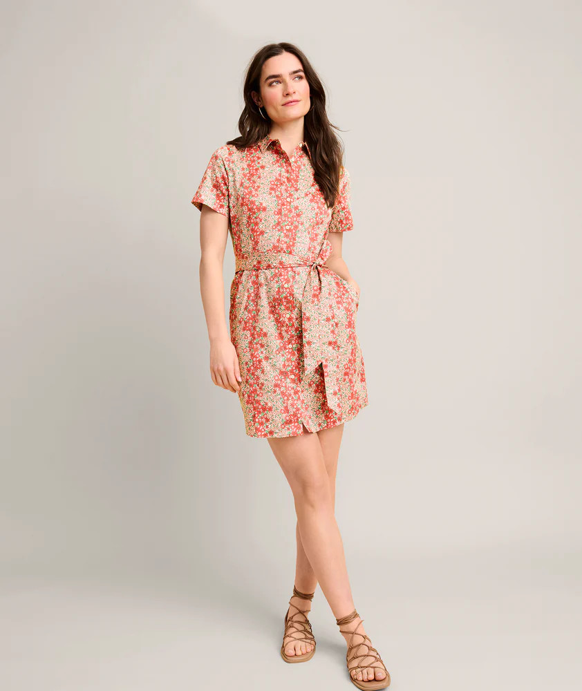 Stretch Cotton Imogen Shirtdress | UNTUCKit (US)
