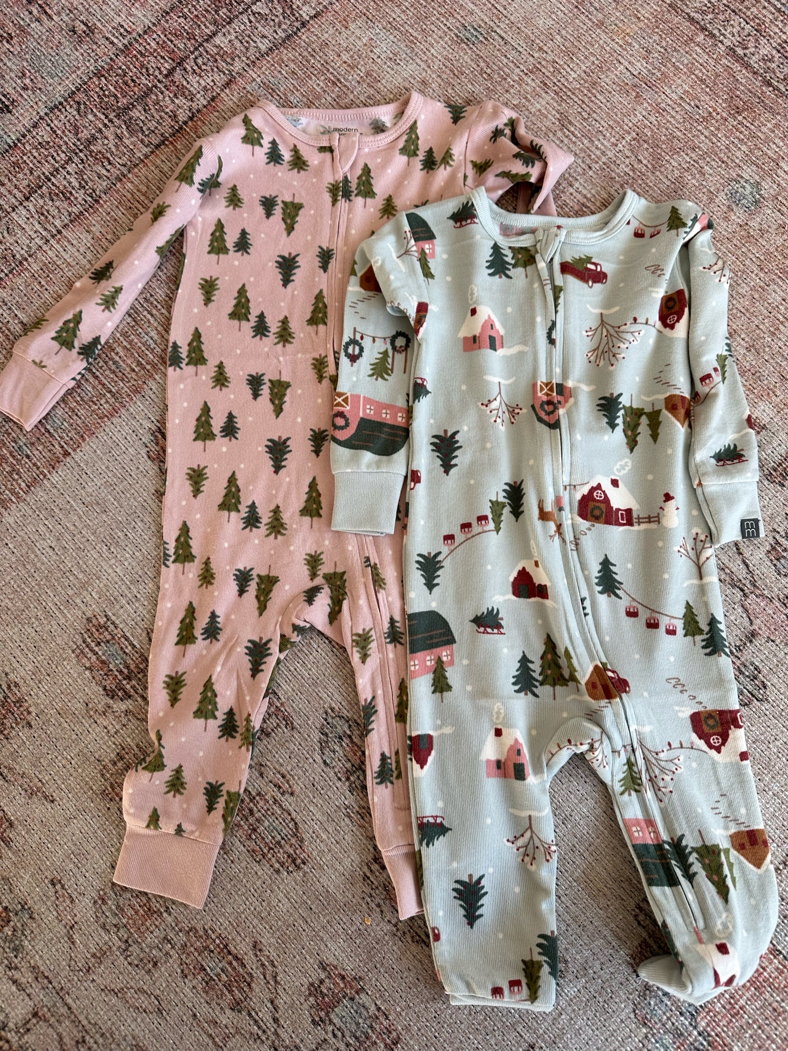 Modern Moments cutest, softest Christmas pjs! These come in a set at Walmart! 

#LTKHoliday #LTKSeasonal #LTKBaby