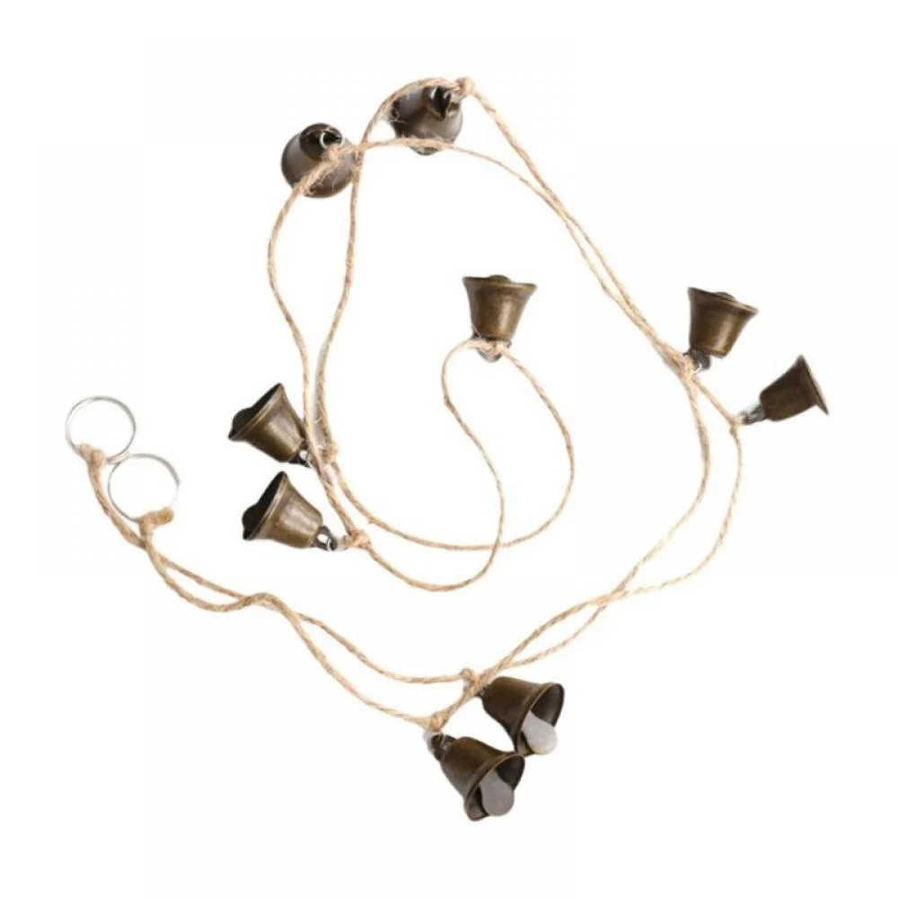 Christmas sale! Vintage Bell Hanging String of 9 Bells Christmas Jingle Bells Wall Hanging Handic... | Walmart (US)