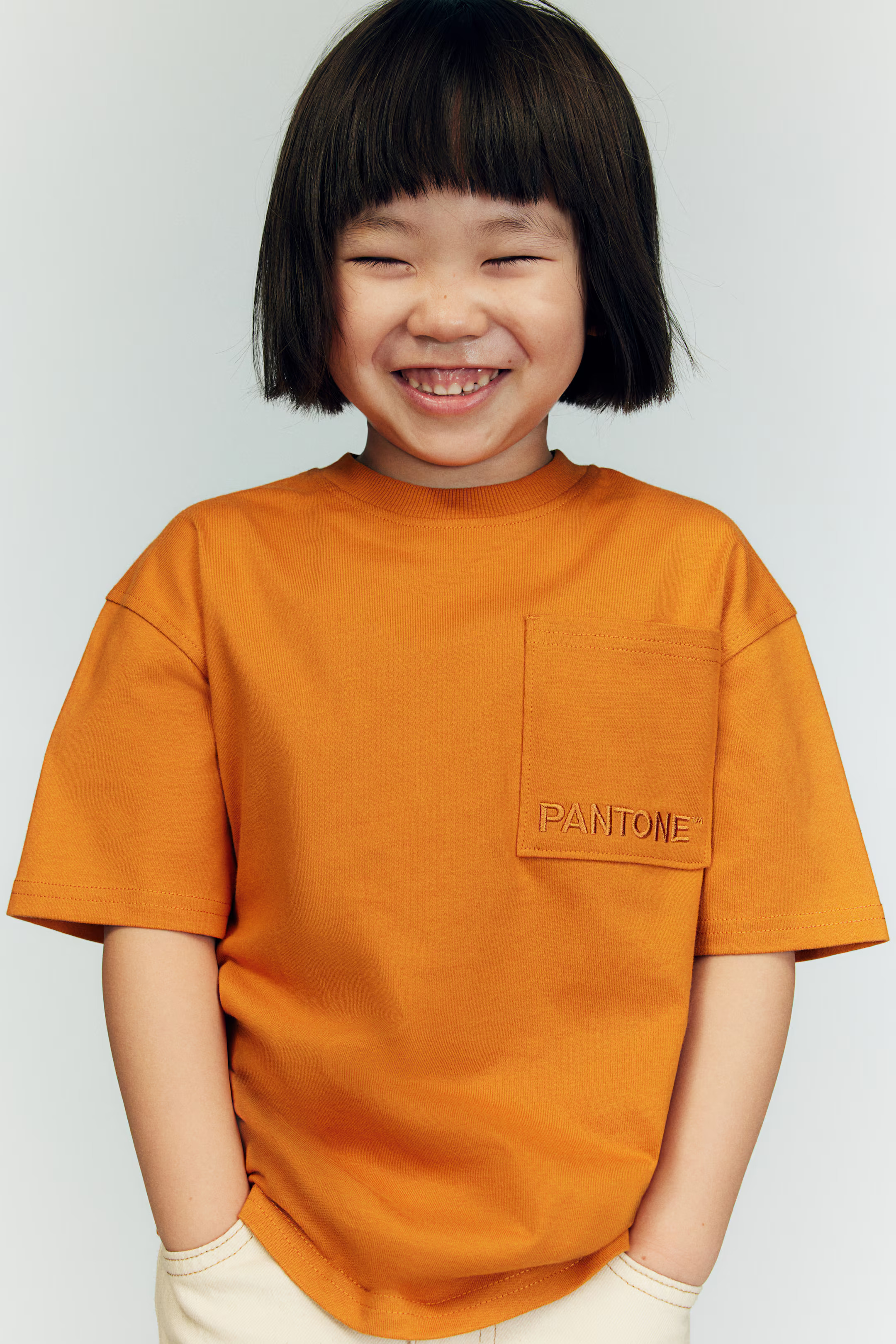 Cotton Jersey T-shirt - Round Neck - Short sleeve - Light yellow - Kids | H&M CA | H&M (US + CA)