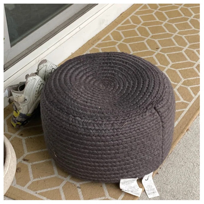 Dalenna PVC Wicker Outdoor Ottoman | Wayfair North America
