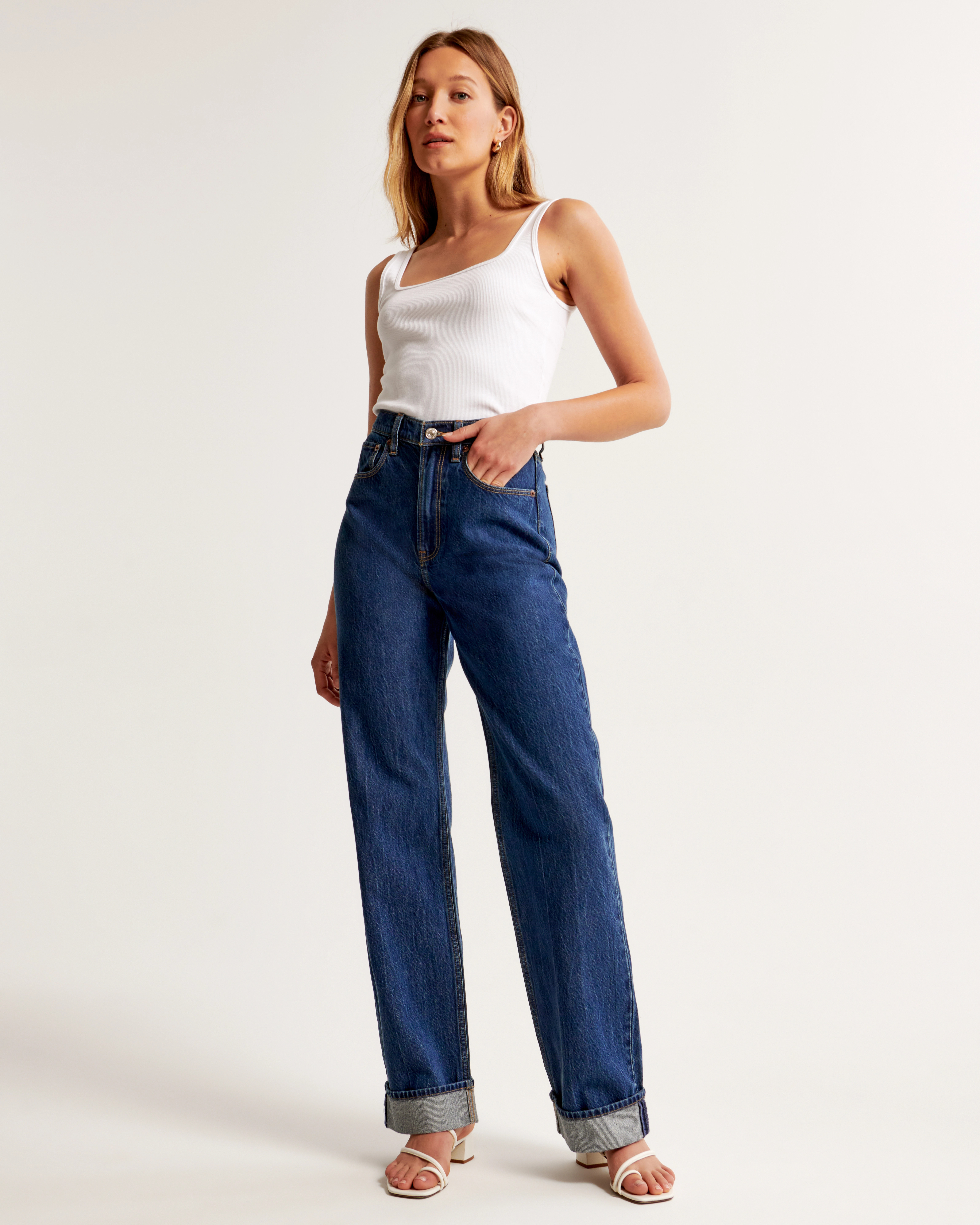 High Rise Loose Jean | Abercrombie & Fitch (US)