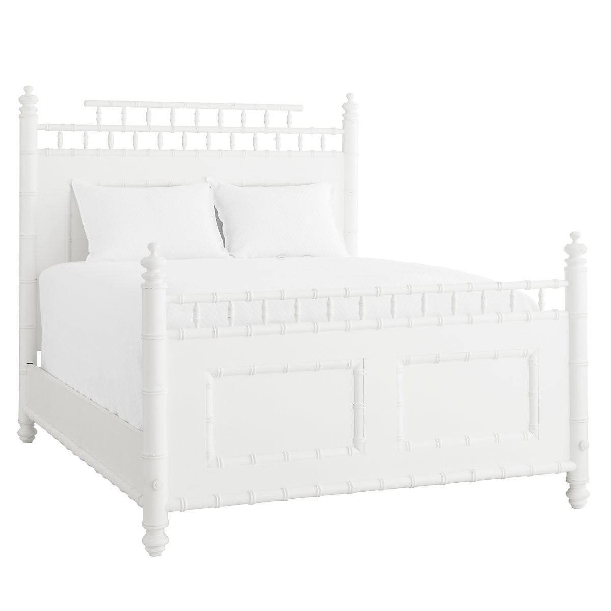 Dove White Winston Bed | Furniture | Annie Selke