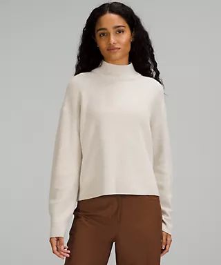 Merino Wool-Blend Ribbed Turtleneck Sweater | Women's Hoodies & Sweatshirts | lululemon | Lululemon (US)