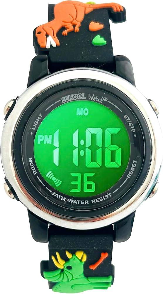 Preschool Collection Kids Digital Light Up Watch - Monster Trucks, Dinosaurs, Shark, Unicorn, But... | Amazon (US)